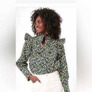 NWT Tuckernuck Shoom Floral Winnie Blouse